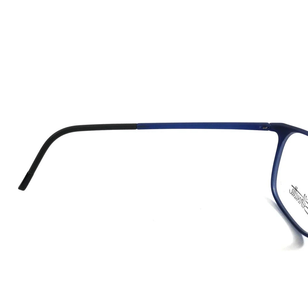 Silhouette Eyeglasses Frames SPX 2943 75 4560 Matte Blue Full Rim 53-17-140